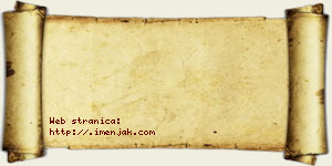 Andjelina Rudić vizit kartica